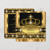 Kroonprins Koninginnenkoningin - gouddiamant 2 Kaart (Voorkant / Achterkant)