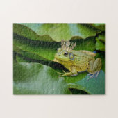 Kroonprins op Lily Pad Legpuzzel (Horizontaal)