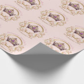 Kroonprinses 1e verjaardag cadeaupapier (Hoek)