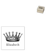 Kroonprinses gepersonaliseerd rubberstempel (Gestempeld)