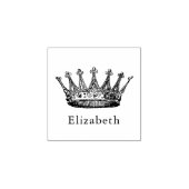 Kroonprinses gepersonaliseerd rubberstempel (Afrduk)