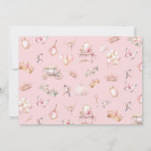 kroonprinses meisje verjaardag dank u kaart (Achterkant)