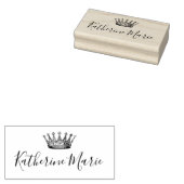 Kroonprinses Royal gepersonaliseerd Rubberstempel (Gestempeld)