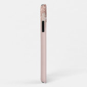 Kroonprinses Roze Gouden Glitter Druppels Bokeh Case-Mate iPhone Case (Achterkant/rechts)
