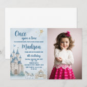 Kroonprinses verjaardag uitnodiging met foto (Voorkant / Achterkant)