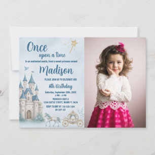 Kroonprinses verjaardag uitnodiging met foto