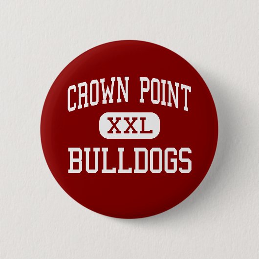 Kroonpunt - Bulldogs - High - Crown Point Ronde Button 5,7 Cm (Voorkant)