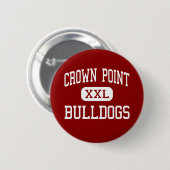 Kroonpunt - Bulldogs - High - Crown Point Ronde Button 5,7 Cm (Voorkant /achterkant)