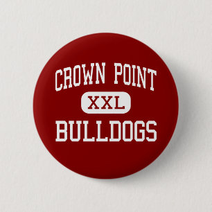 Kroonpunt - Bulldogs - High - Crown Point Ronde Button 5,7 Cm