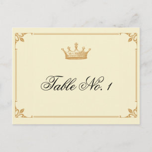 Kroonregentschap in Goud en Ivoor Tafelnummer