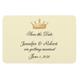 Kroonregentschap in Gouden Ivoor Bruiloft Save the Magneet