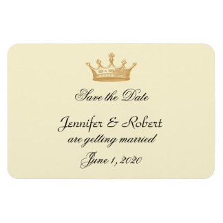 Kroonregentschap in Gouden Ivoor Bruiloft Save the Magneet