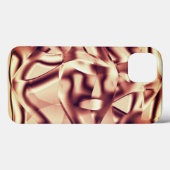 Kroonrode of bruinrode vormen, met een beige toon Case-Mate iPhone case (Achterkant (horizontaal))