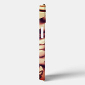 Kroonrode of bruinrode vormen, met een beige toon Case-Mate iPhone case (Achterkant / Rechts)