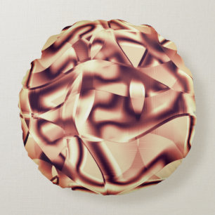 Kroonrode of bruinrode vormen, met een beige toon rond kussen