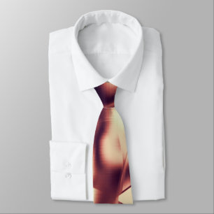 Kroonrode of bruinrode vormen, met een beige toon stropdas