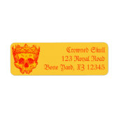 kroonschedel etiket (Voorkant)