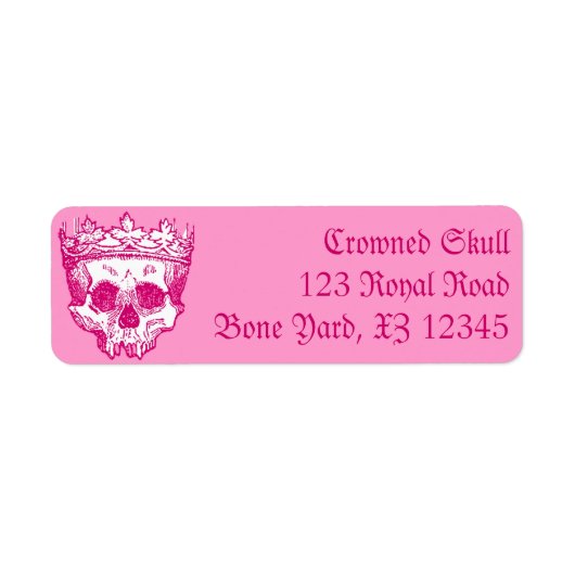 kroonschedel etiket (Voorkant)