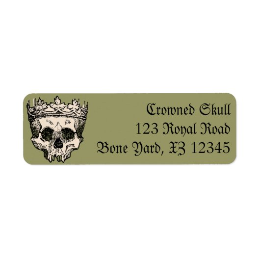  kroonschedel etiket (Voorkant)