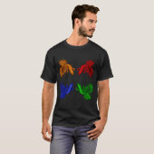 Kroonstaartbetta's T-shirt (Voorkant volledig)