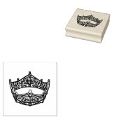 Kroonstempel Rubberstempel (Gestempeld)