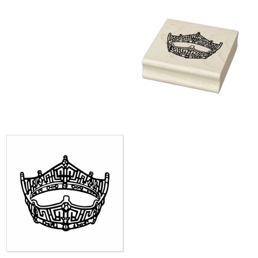 Kroonstempel Rubberstempel (Gestempeld)
