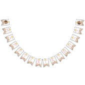 Kroonvlinders Roze Bloemen Foto Gelukkige Verjaard Vlaggetjes (Alle)