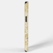 kroonvogel Blauwe Floral iPhone Hoesje (Rechterkant)