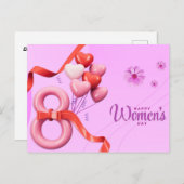 Kroonvrouwen op Vrouwendag Briefkaart (Voorkant / Achterkant)