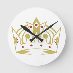 Kroonwandklok Ronde Klok