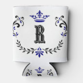 Kroonweimonogram "R" Blikjeskoeler (Voorkant)