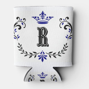 Kroonweimonogram "R" Blikjeskoeler