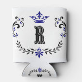 Kroonweimonogram "R" Blikjeskoeler (Achterkant)