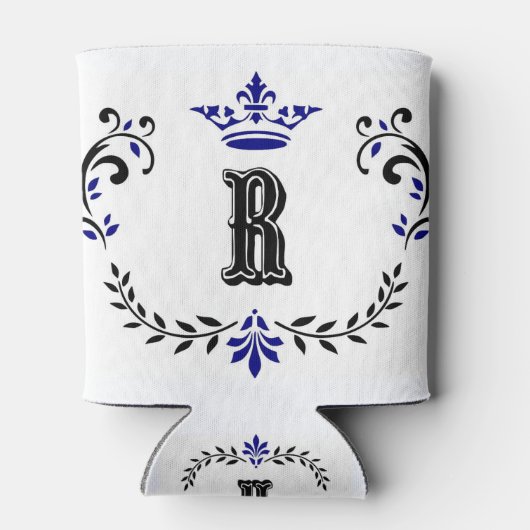 Kroonweimonogram "R" Blikjeskoeler (Achterkant)
