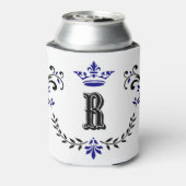Kroonweimonogram "R" Blikjeskoeler (Blikje Achterkant)