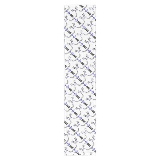 Kroonweimonogram "R" Korte Tafelloper (Voorkant)