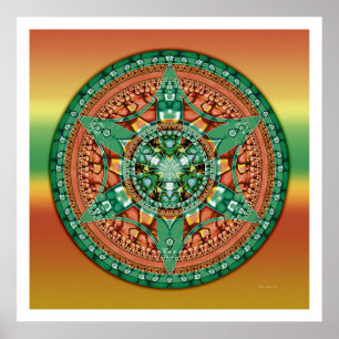 Krop Circle Mandala 2 Poster