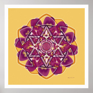 Krop Circle Mandala 4 Poster
