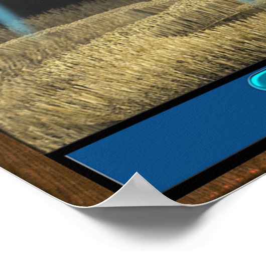 Kropcirkel ufo-poster poster (Hoek)