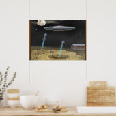 Kropcirkel ufo-poster poster (Keuken)
