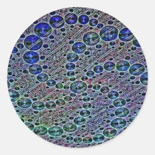 Kropcirkels Ronde Sticker (Voorkant)