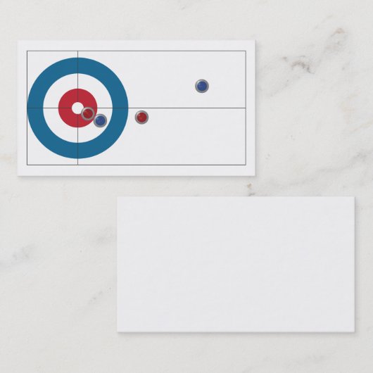 Krophuis en visitekaartjes voor rotsen (Voorkant / Achterkant)