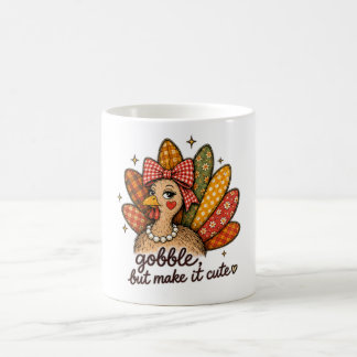 Kroppelen, Maar Maak Het Schattig Kalkoen Thanksgi Koffiemok