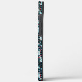 Kropte schaakpleinen blootgesteld aan destructieve Case-Mate iPhone case (Achterkant / Links)