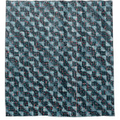 Kropte schaakpleinen blootgesteld aan destructieve douchegordijn (Voorkant)