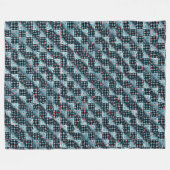 Kropte schaakpleinen blootgesteld aan destructieve fleece deken (Voorkant (Horizontaal))