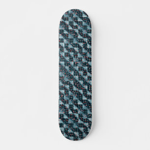 Kropte schaakpleinen blootgesteld aan destructieve persoonlijk skateboard