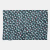 Kropte schaakpleinen blootgesteld aan destructieve theedoek (Horizontaal)