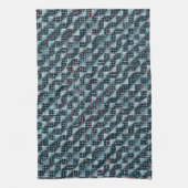 Kropte schaakpleinen blootgesteld aan destructieve theedoek (Verticaal)