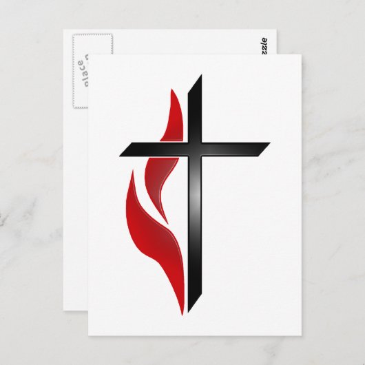 KROS EN VLAK BRIEFKAART (Voorkant / Achterkant)